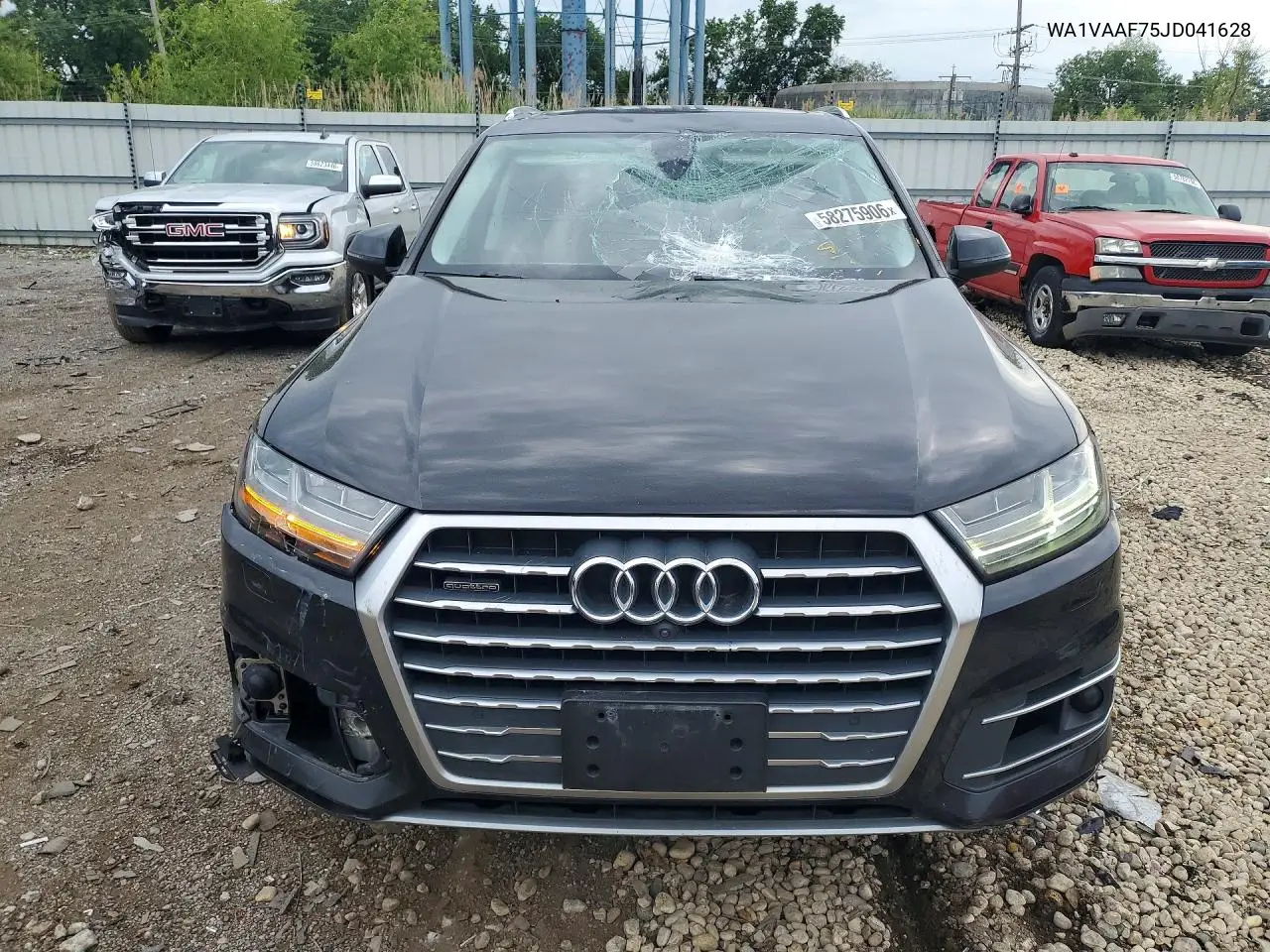 2018 Audi Q7 Prestige VIN: WA1VAAF75JD041628 Lot: 58275906