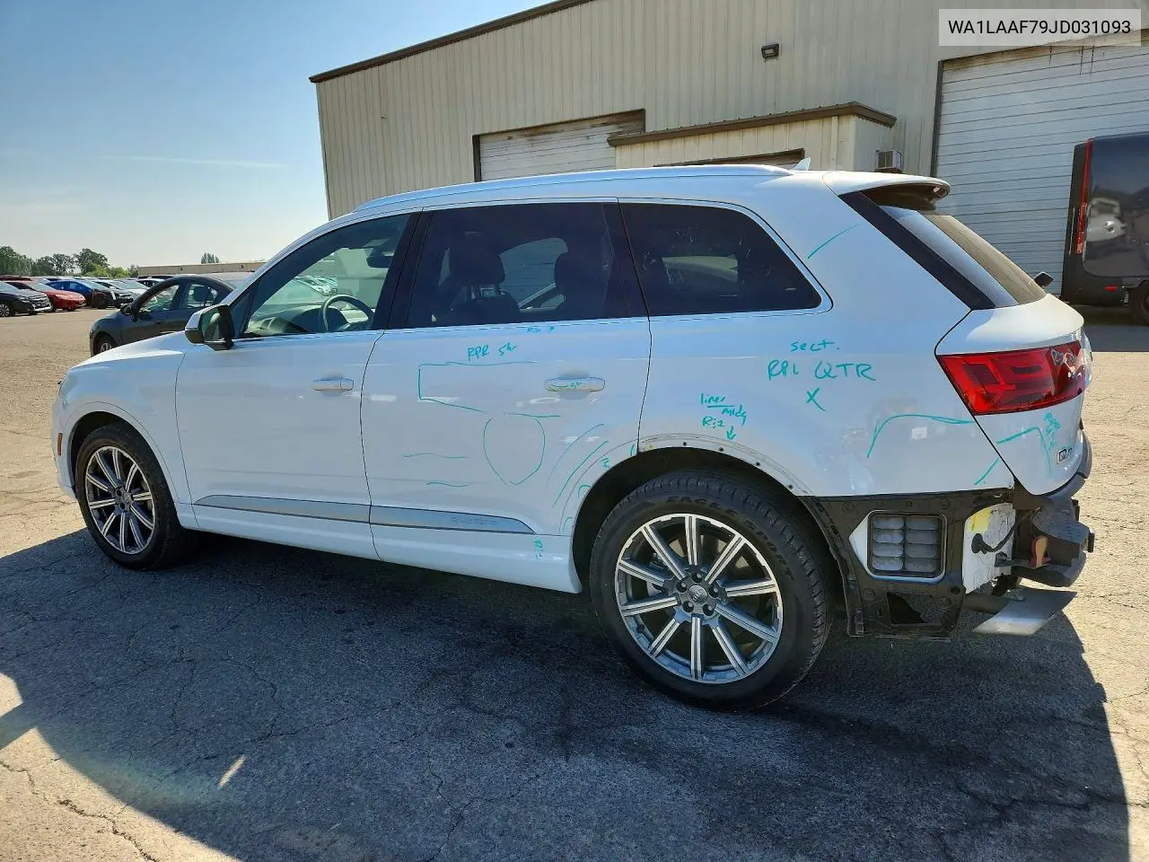 2018 Audi Q7 Premium Plus VIN: WA1LAAF79JD031093 Lot: 58955246