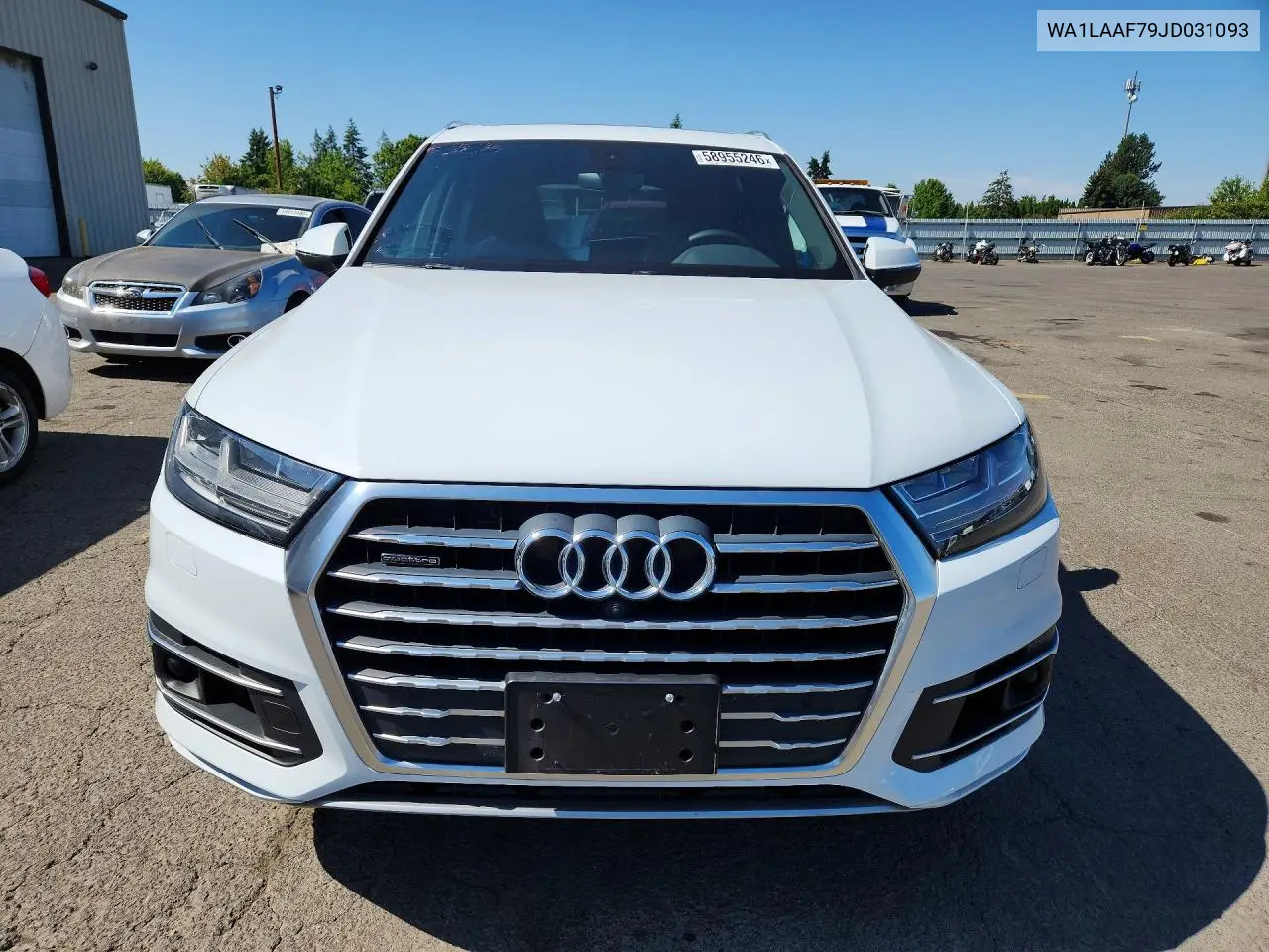 2018 Audi Q7 Premium Plus VIN: WA1LAAF79JD031093 Lot: 58955246