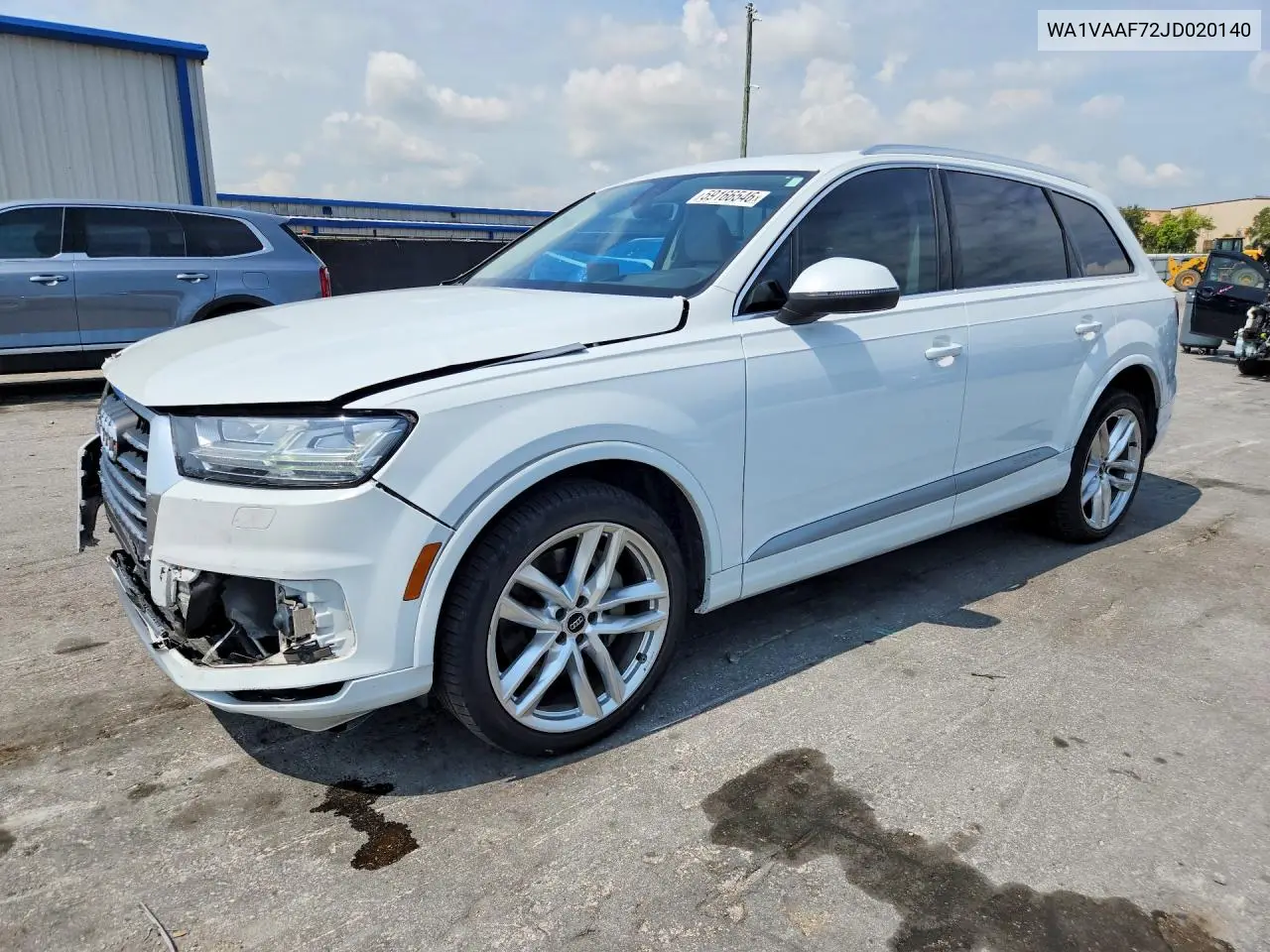 2018 Audi Q7 Prestige VIN: WA1VAAF72JD020140 Lot: 59166546