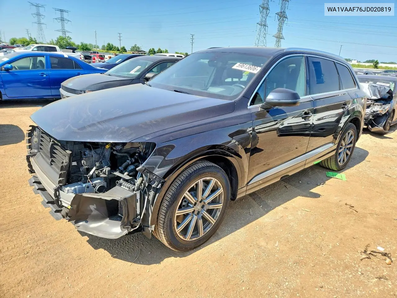 2018 Audi Q7 Prestige VIN: WA1VAAF76JD020819 Lot: 59613606