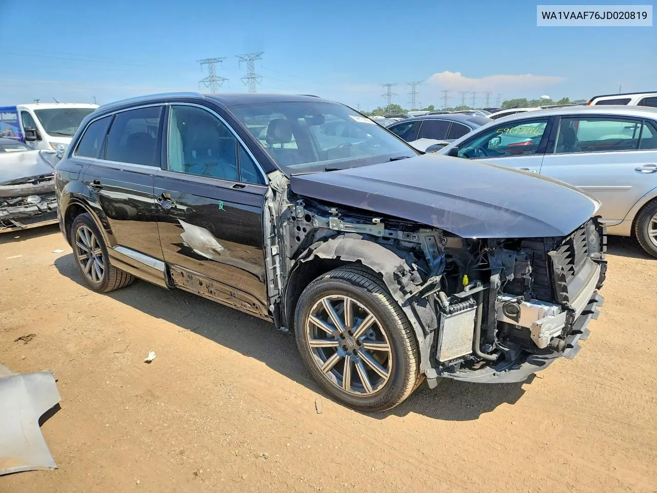 2018 Audi Q7 Prestige VIN: WA1VAAF76JD020819 Lot: 59613606
