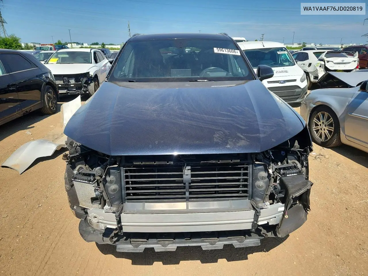 2018 Audi Q7 Prestige VIN: WA1VAAF76JD020819 Lot: 59613606