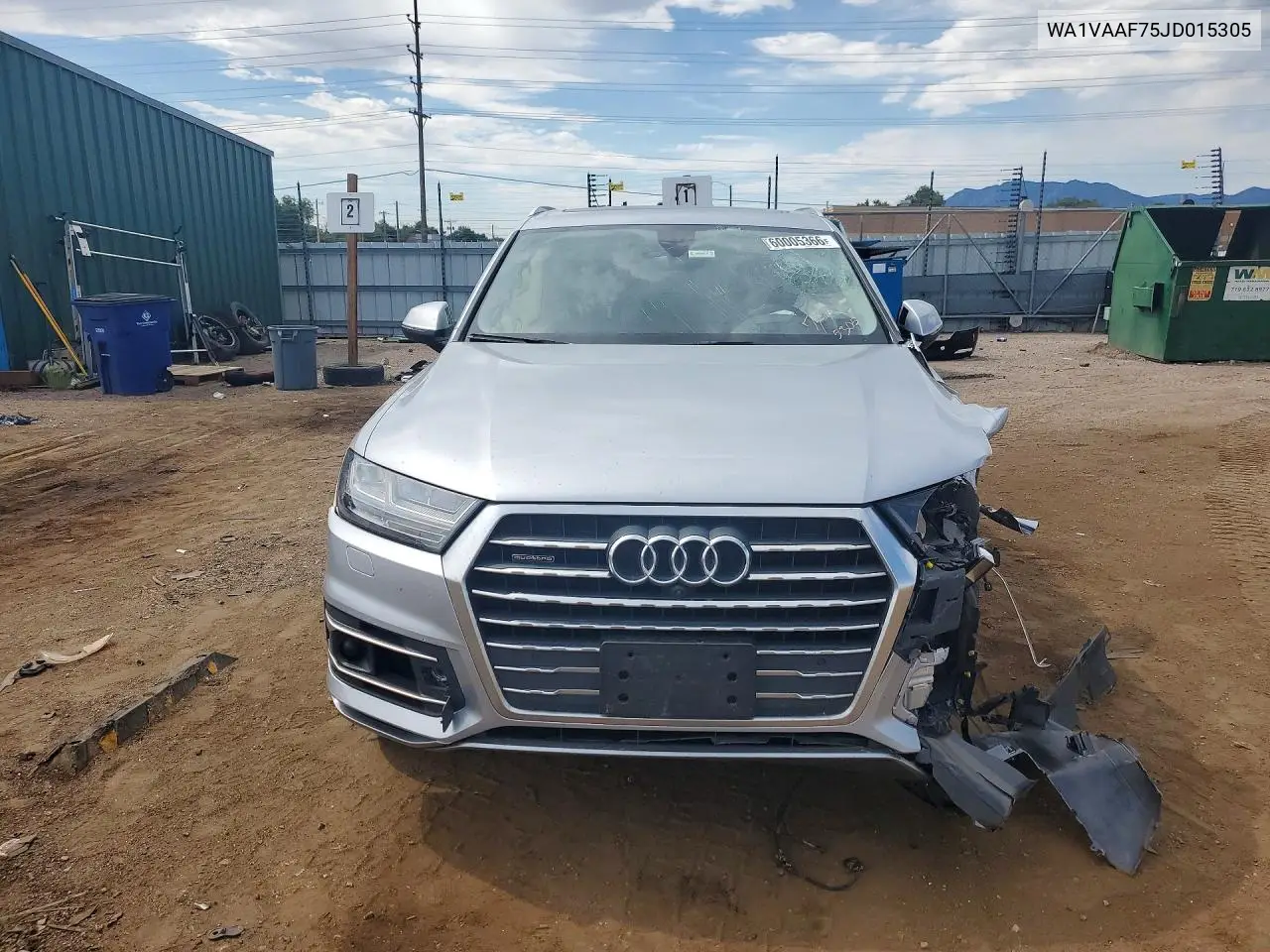 2018 Audi Q7 Prestige VIN: WA1VAAF75JD015305 Lot: 60005366