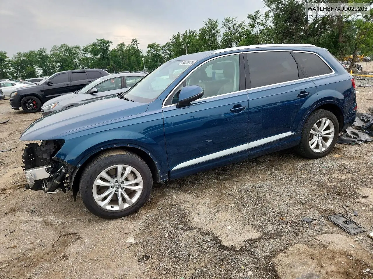 2018 Audi Q7 Premium Plus VIN: WA1LHBF7XJD020203 Lot: 60446226