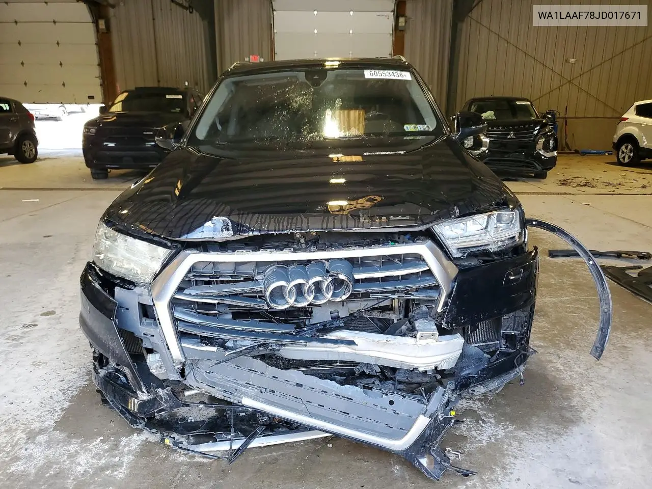 2018 Audi Q7 Premium Plus VIN: WA1LAAF78JD017671 Lot: 60553436