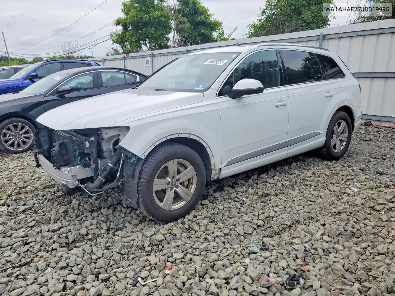 2018 Audi Q7 Premium VIN: WA1AHAF77JD019995 Lot: 60636266