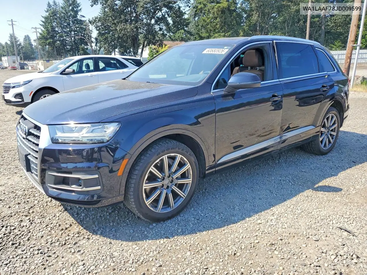 2018 Audi Q7 Premium Plus VIN: WA1LAAF78JD009599 Lot: 60680926