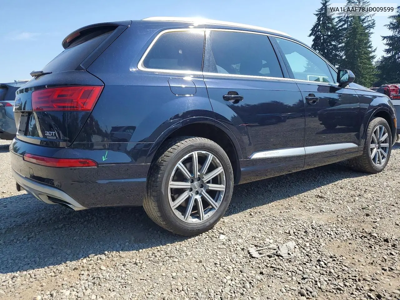 2018 Audi Q7 Premium Plus VIN: WA1LAAF78JD009599 Lot: 60680926