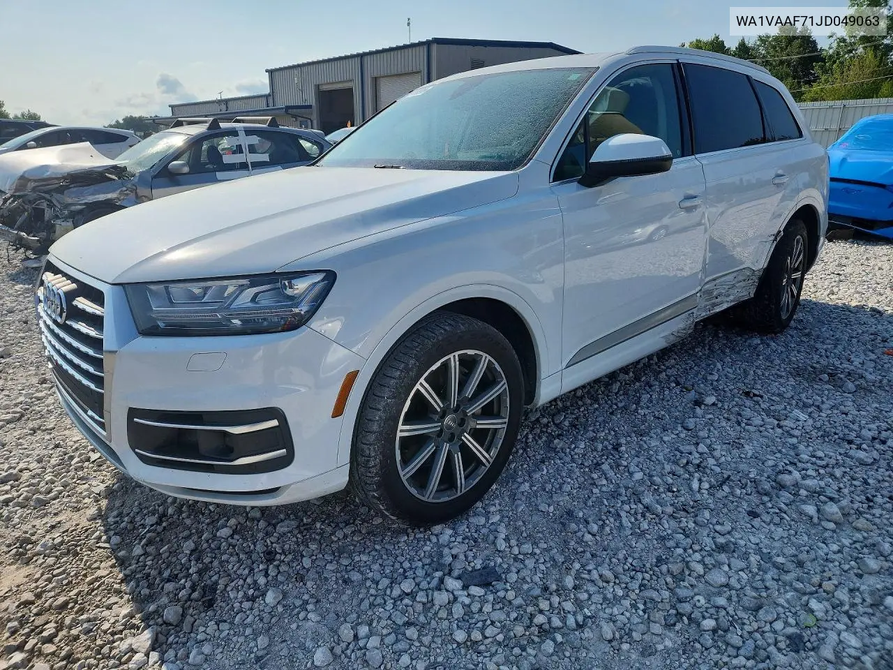 2018 Audi Q7 Prestige VIN: WA1VAAF71JD049063 Lot: 61616896