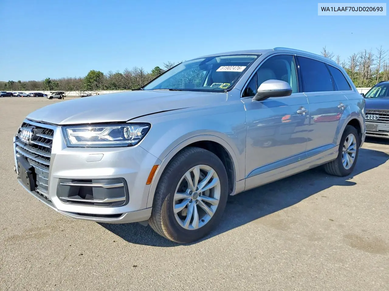 2018 Audi Q7 Premium Plus VIN: WA1LAAF70JD020693 Lot: 61902476