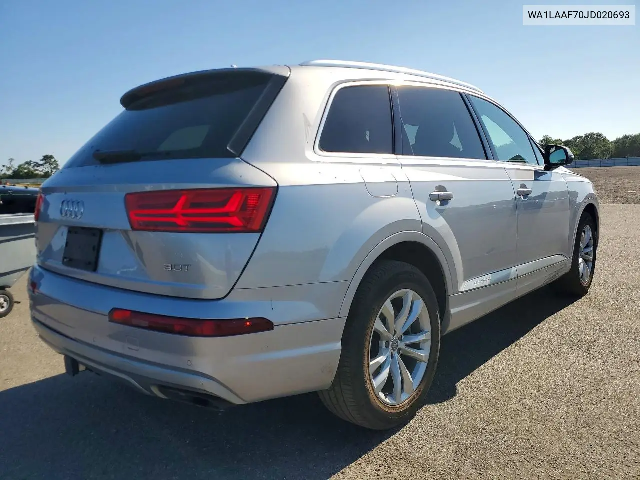 2018 Audi Q7 Premium Plus VIN: WA1LAAF70JD020693 Lot: 61902476