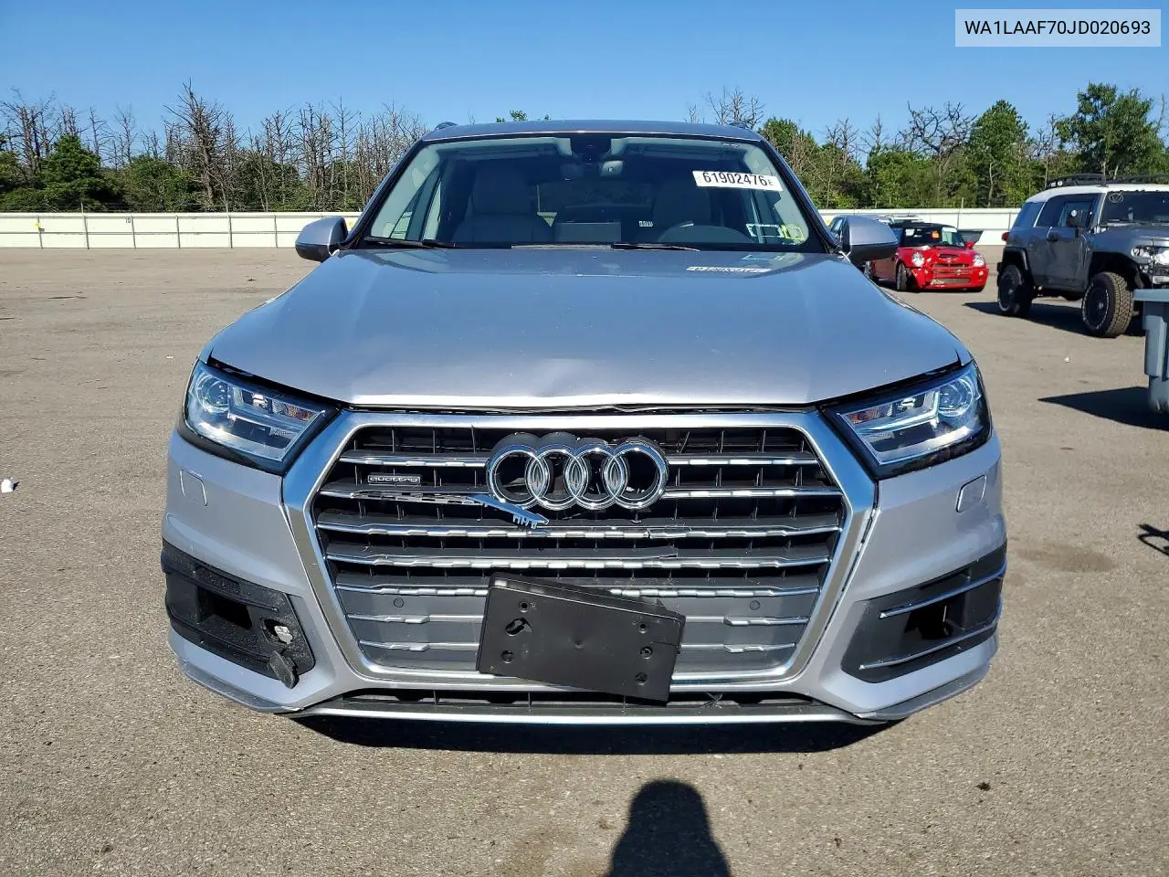 2018 Audi Q7 Premium Plus VIN: WA1LAAF70JD020693 Lot: 61902476