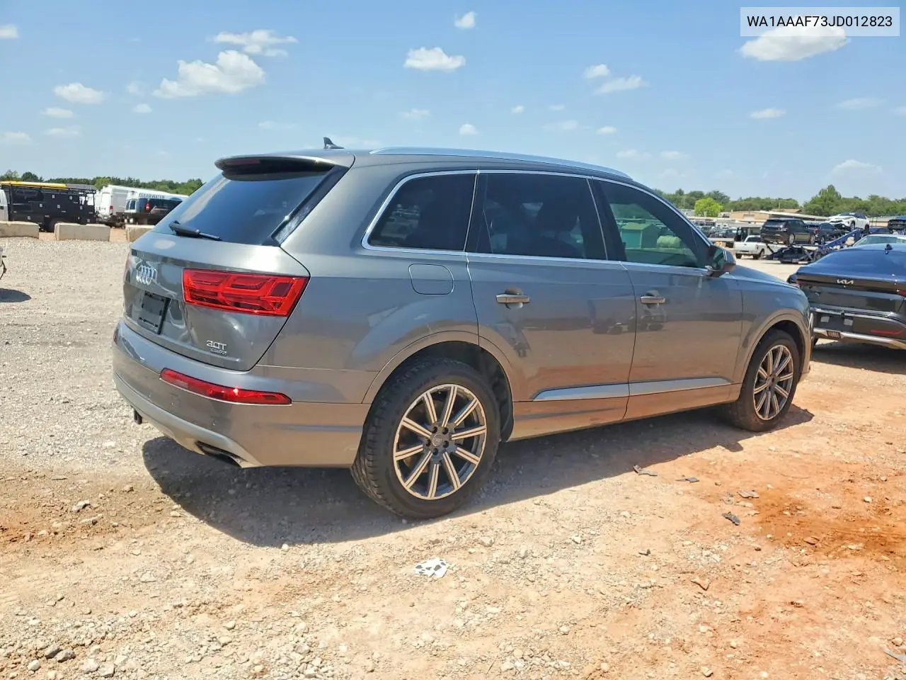2018 Audi Q7 Premium VIN: WA1AAAF73JD012823 Lot: 62028386