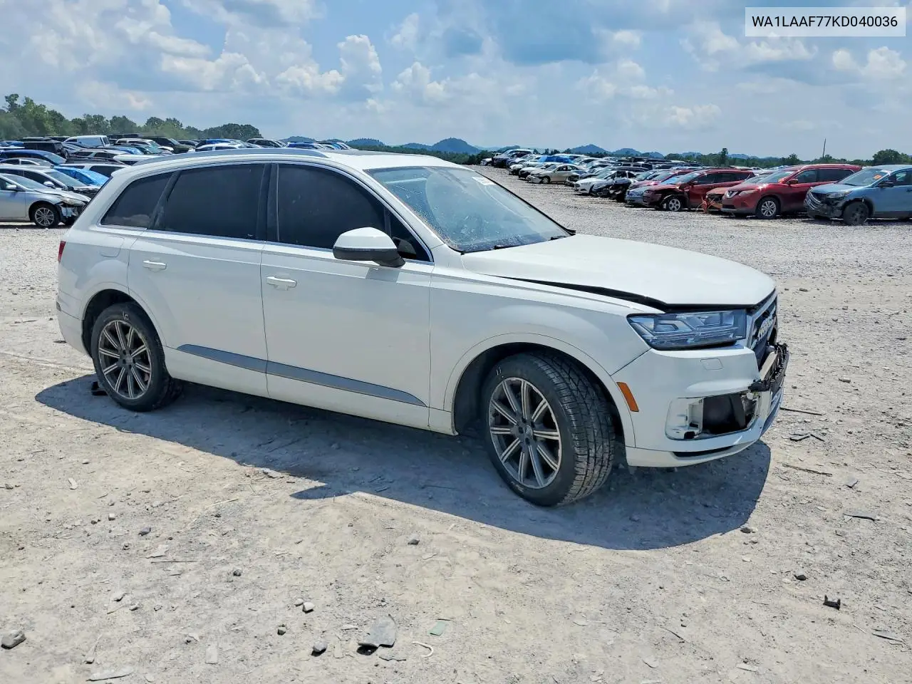 2019 Audi Q7 Premium Plus VIN: WA1LAAF77KD040036 Lot: 56956576
