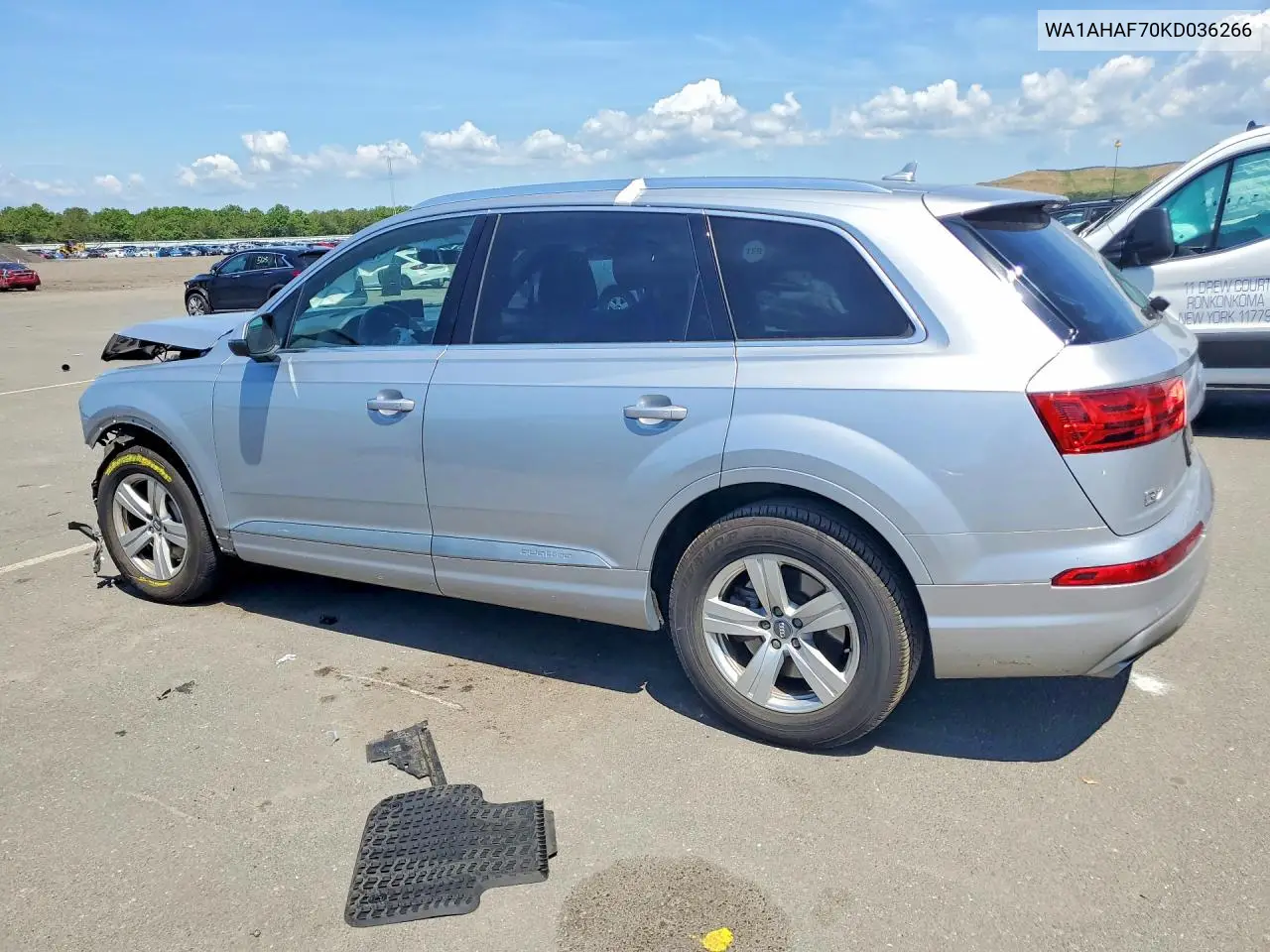 2019 Audi Q7 Premium VIN: WA1AHAF70KD036266 Lot: 57638216