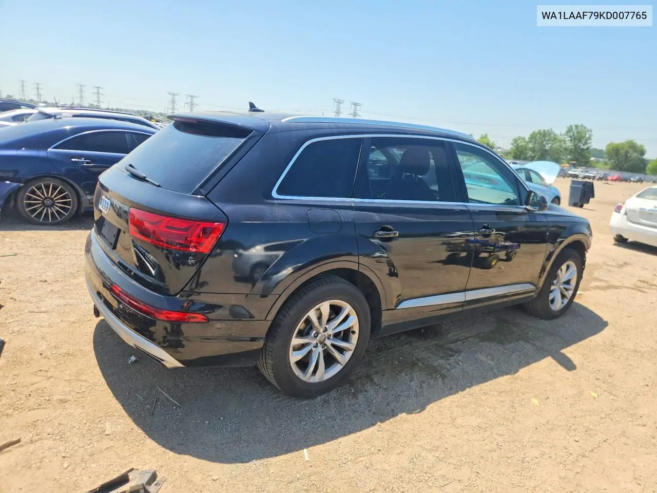 2019 Audi Q7 Premium Plus VIN: WA1LAAF79KD007765 Lot: 58937296
