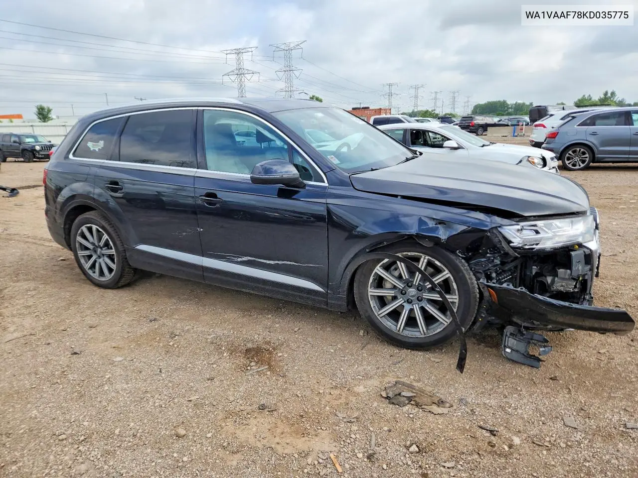 2019 Audi Q7 Prestige VIN: WA1VAAF78KD035775 Lot: 58948966