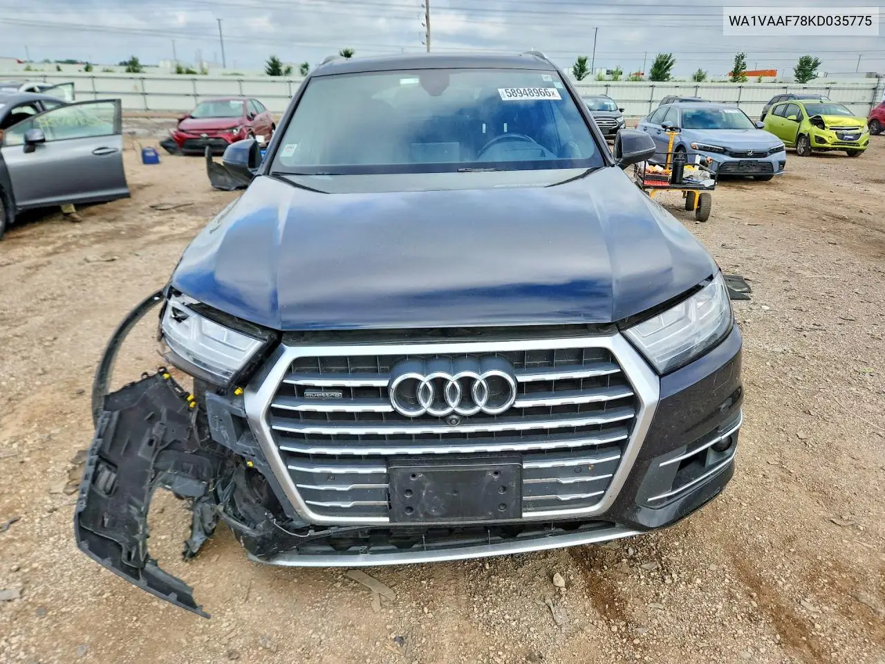 2019 Audi Q7 Prestige VIN: WA1VAAF78KD035775 Lot: 58948966