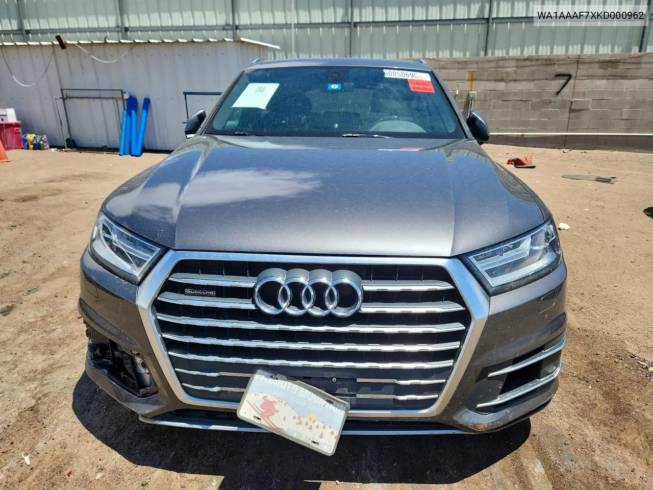 2019 Audi Q7 Premium VIN: WA1AAAF7XKD000962 Lot: 60050696