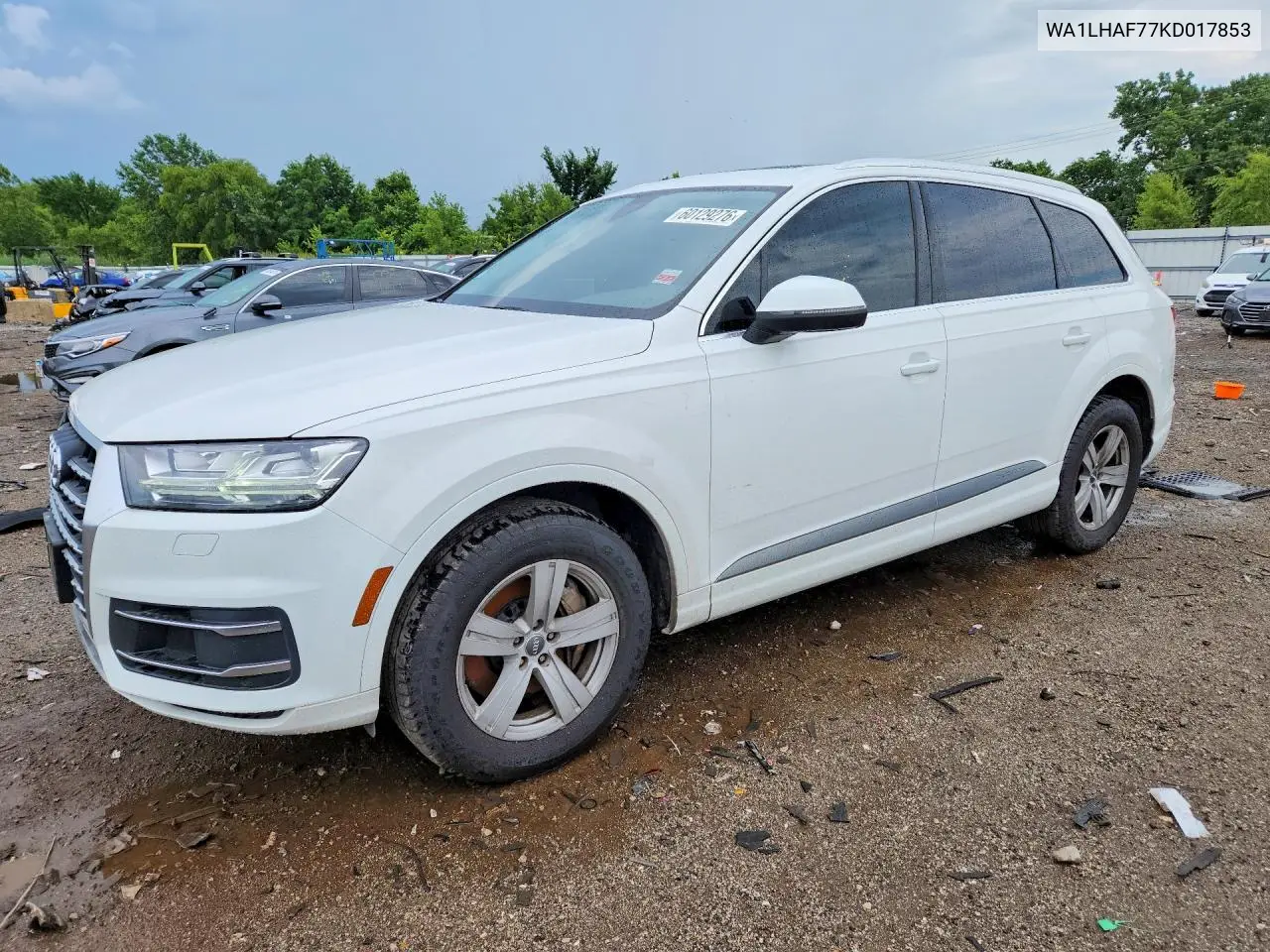 2019 Audi Q7 Premium Plus VIN: WA1LHAF77KD017853 Lot: 60129276