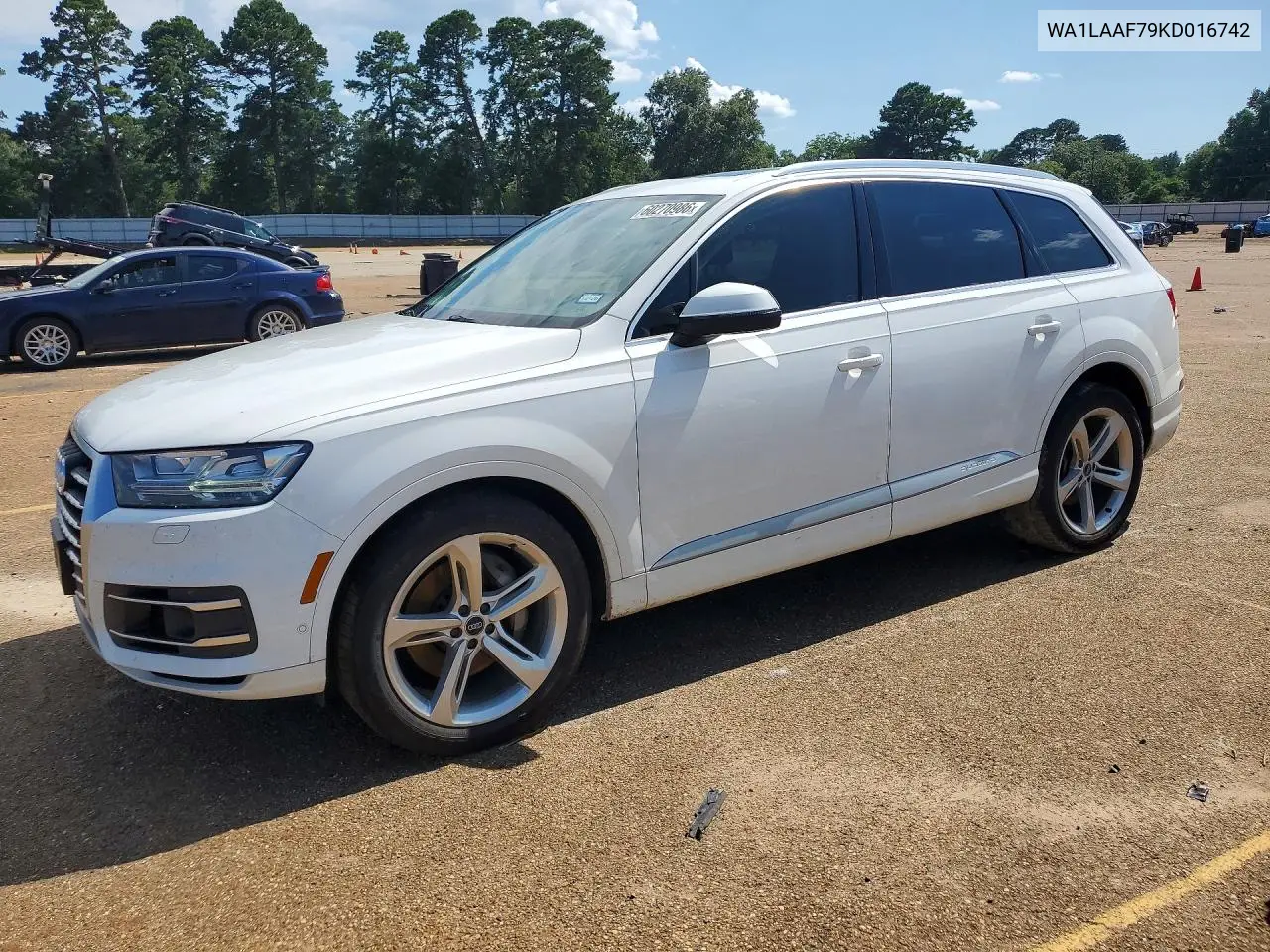 2019 Audi Q7 Premium Plus VIN: WA1LAAF79KD016742 Lot: 60270986