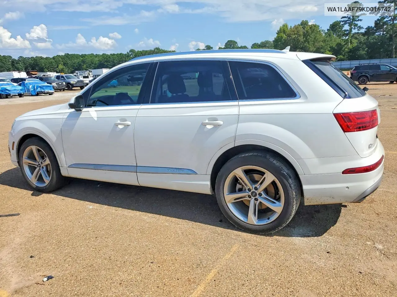 2019 Audi Q7 Premium Plus VIN: WA1LAAF79KD016742 Lot: 60270986