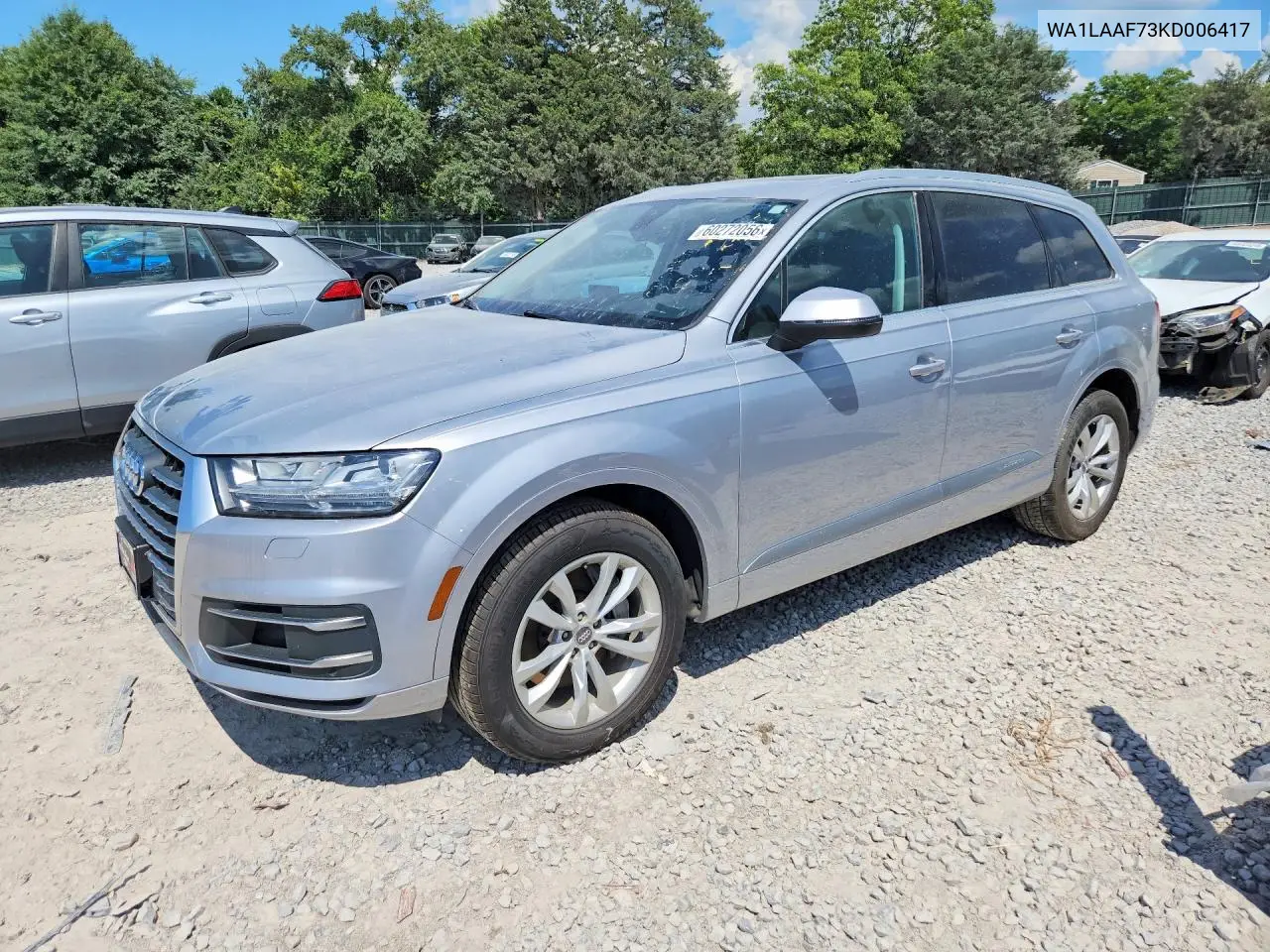 2019 Audi Q7 Premium Plus/Se Premium Plus VIN: WA1LAAF73KD006417 Lot: 60272056