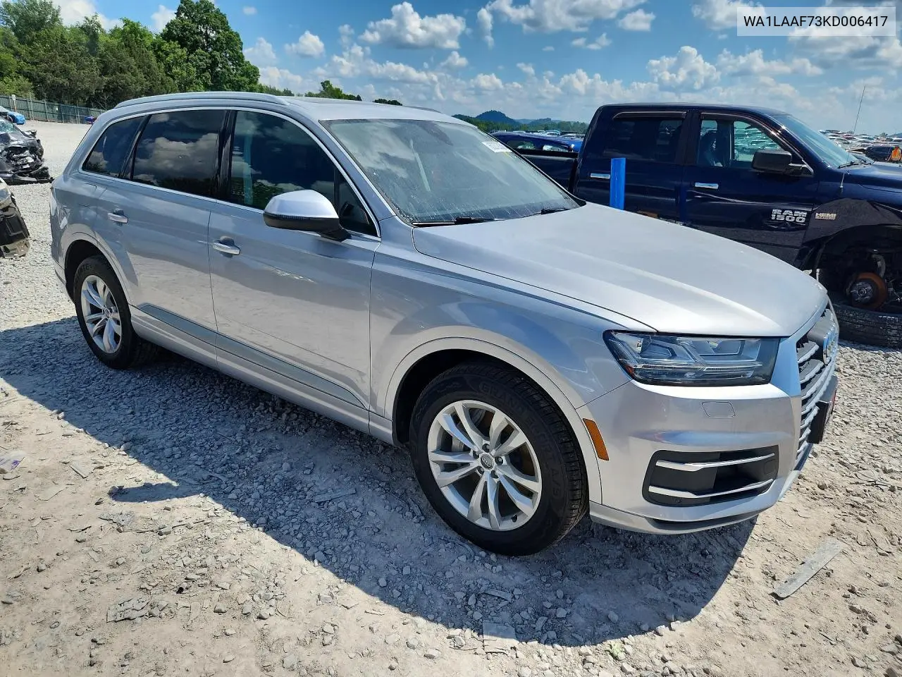 2019 Audi Q7 Premium Plus/Se Premium Plus VIN: WA1LAAF73KD006417 Lot: 60272056