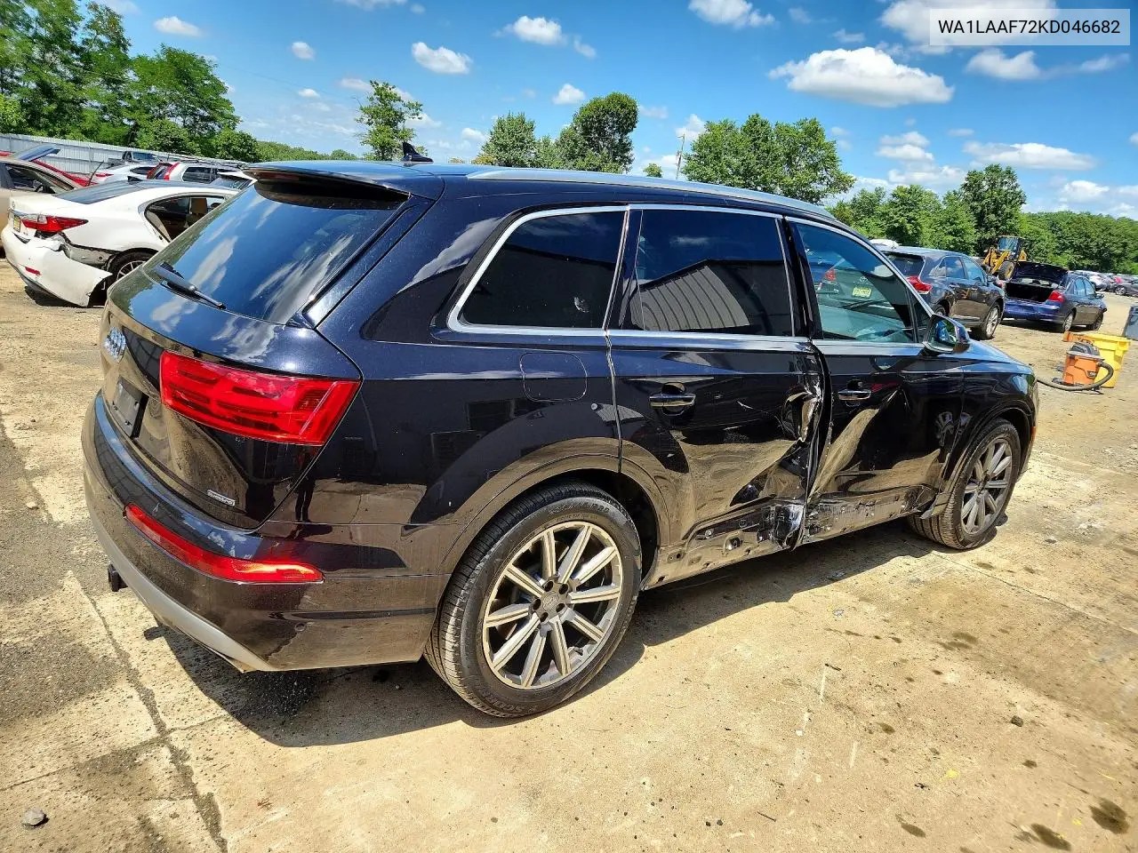 2019 Audi Q7 Premium Plus VIN: WA1LAAF72KD046682 Lot: 60319626