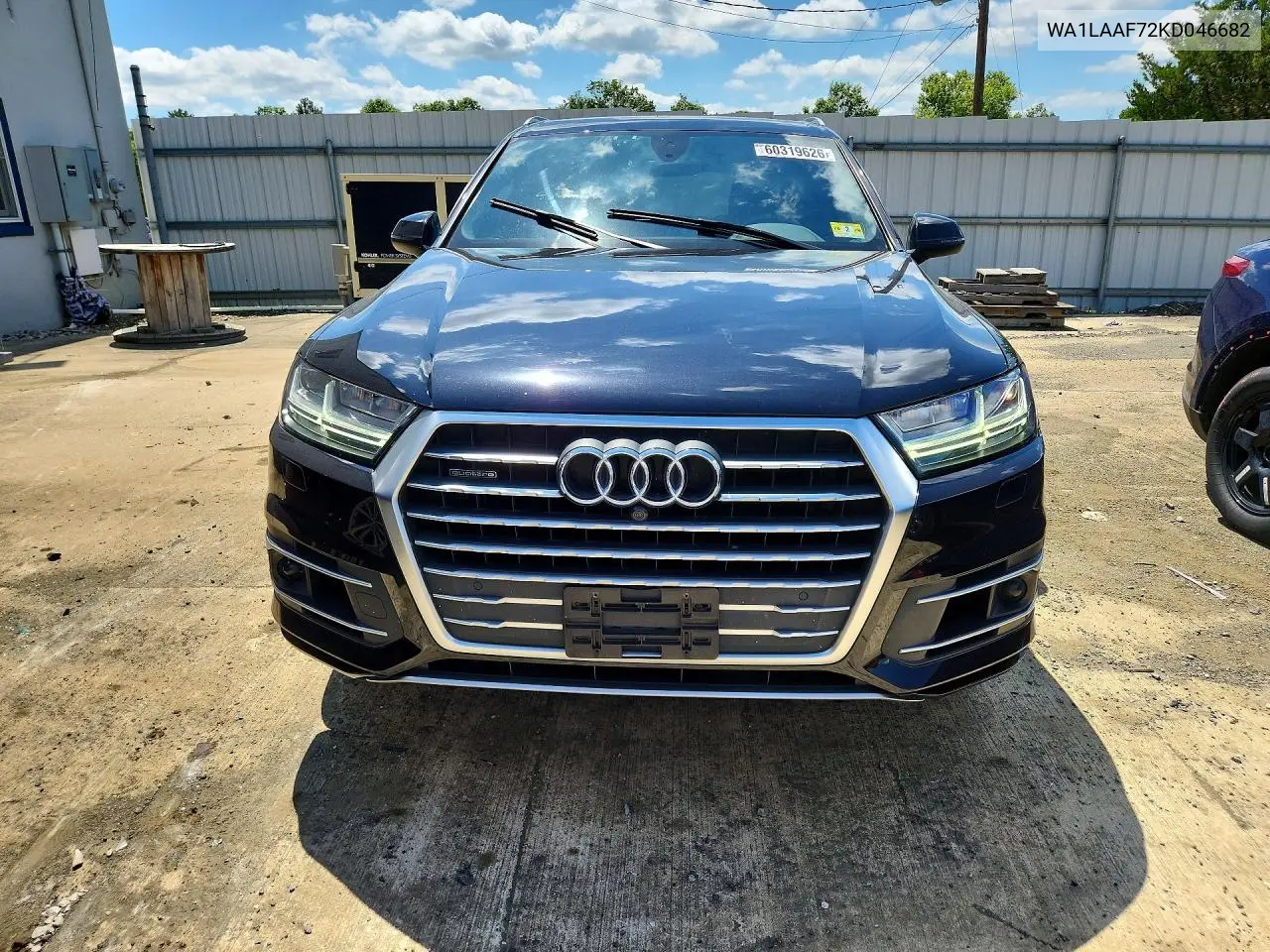2019 Audi Q7 Premium Plus VIN: WA1LAAF72KD046682 Lot: 60319626