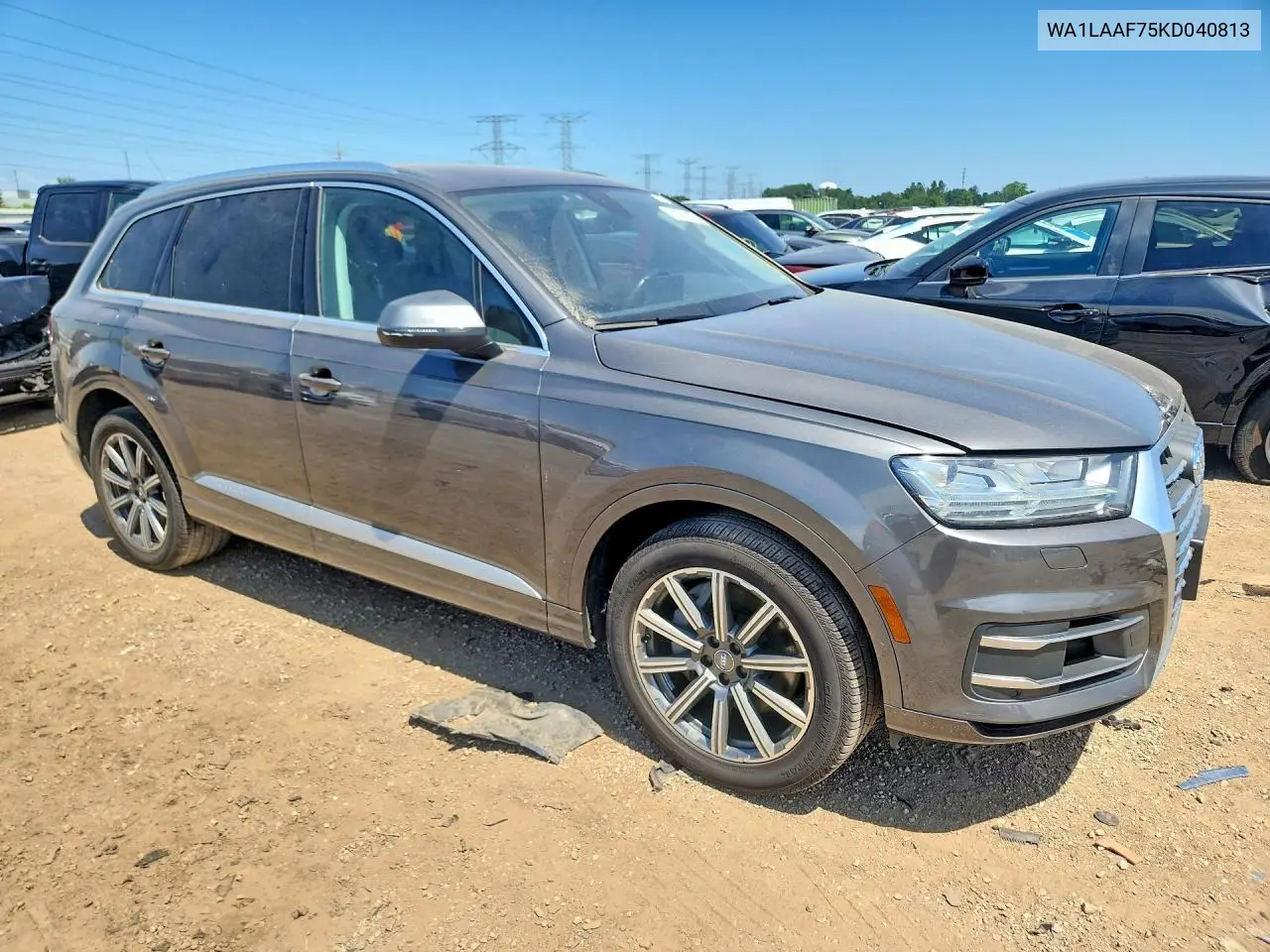 2019 Audi Q7 Premium Plus VIN: WA1LAAF75KD040813 Lot: 60373156