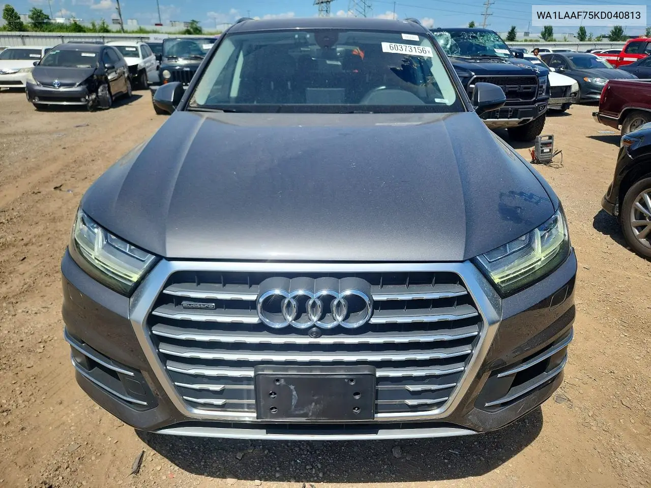 2019 Audi Q7 Premium Plus VIN: WA1LAAF75KD040813 Lot: 60373156