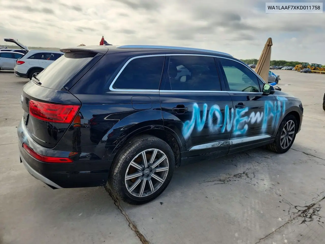 2019 Audi Q7 Premium Plus VIN: WA1LAAF7XKD011758 Lot: 60632576