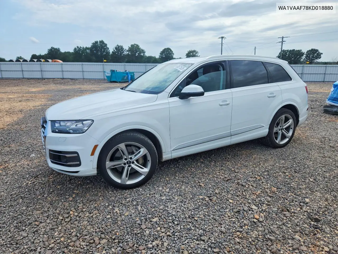 2019 Audi Q7 Prestige VIN: WA1VAAF78KD018880 Lot: 60671526