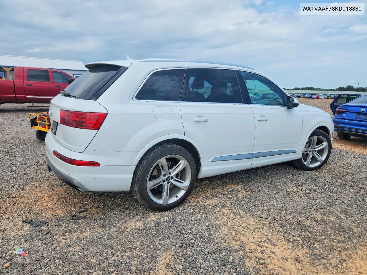 2019 Audi Q7 Prestige VIN: WA1VAAF78KD018880 Lot: 60671526