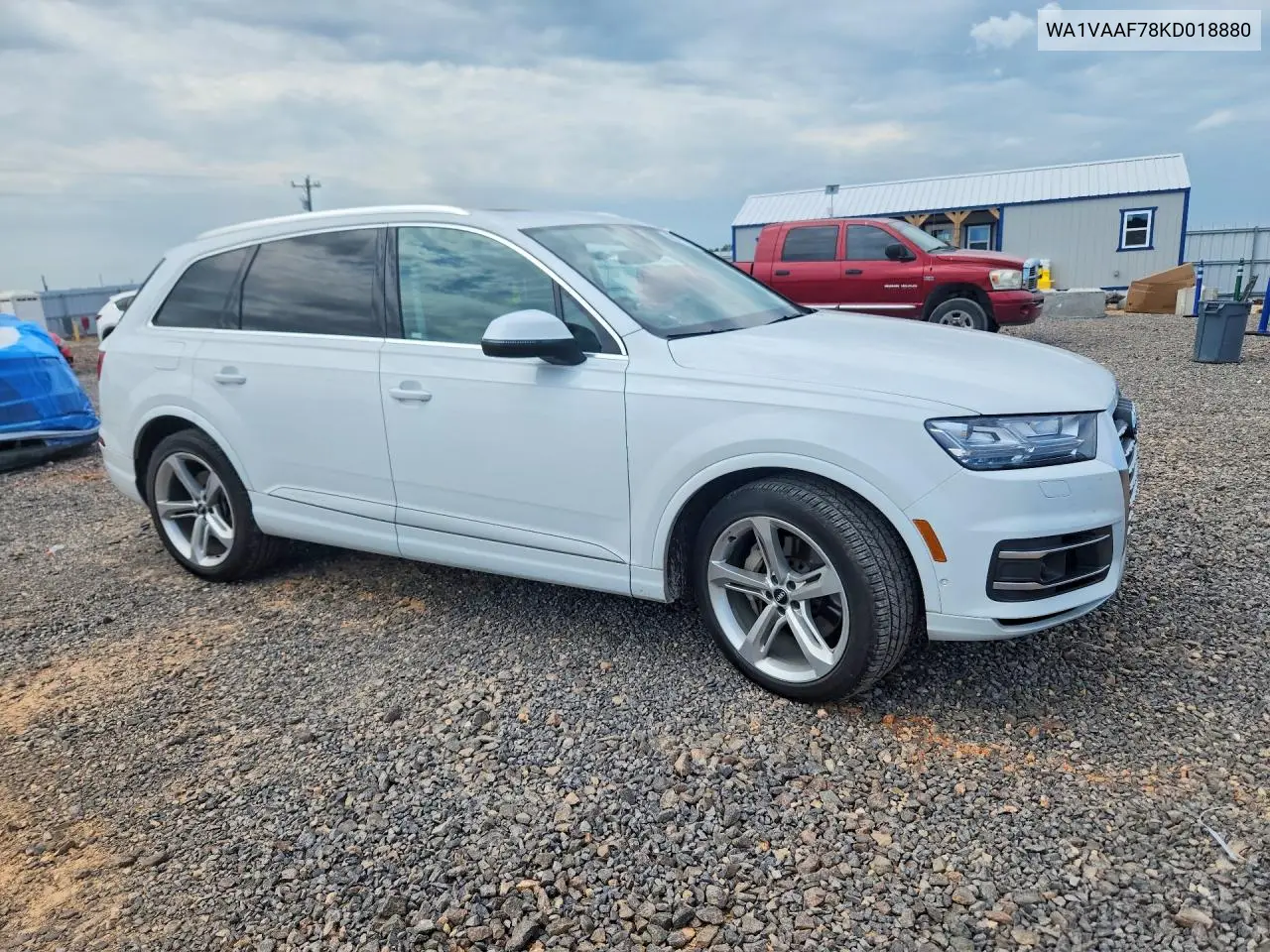 2019 Audi Q7 Prestige VIN: WA1VAAF78KD018880 Lot: 60671526