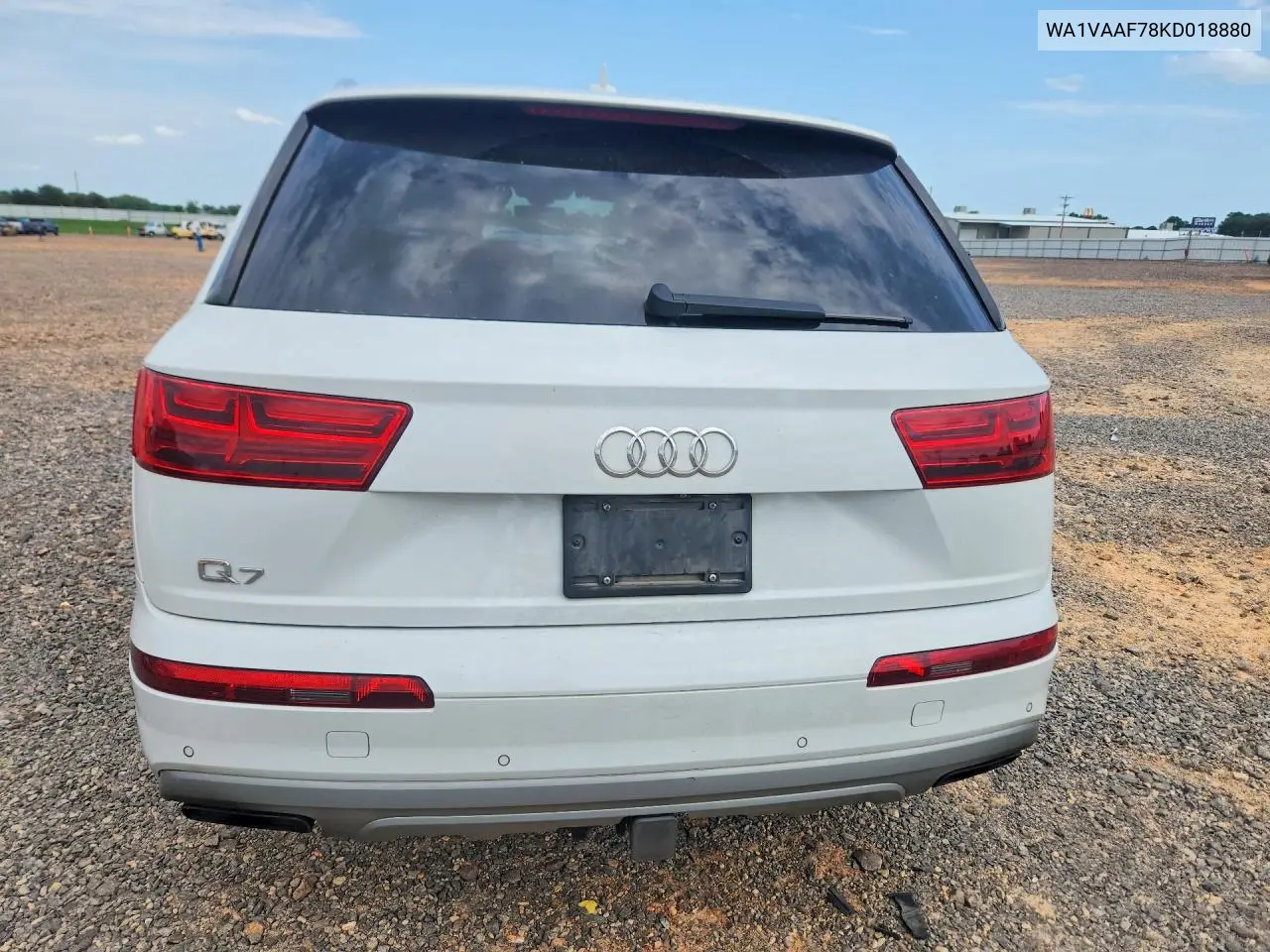 2019 Audi Q7 Prestige VIN: WA1VAAF78KD018880 Lot: 60671526