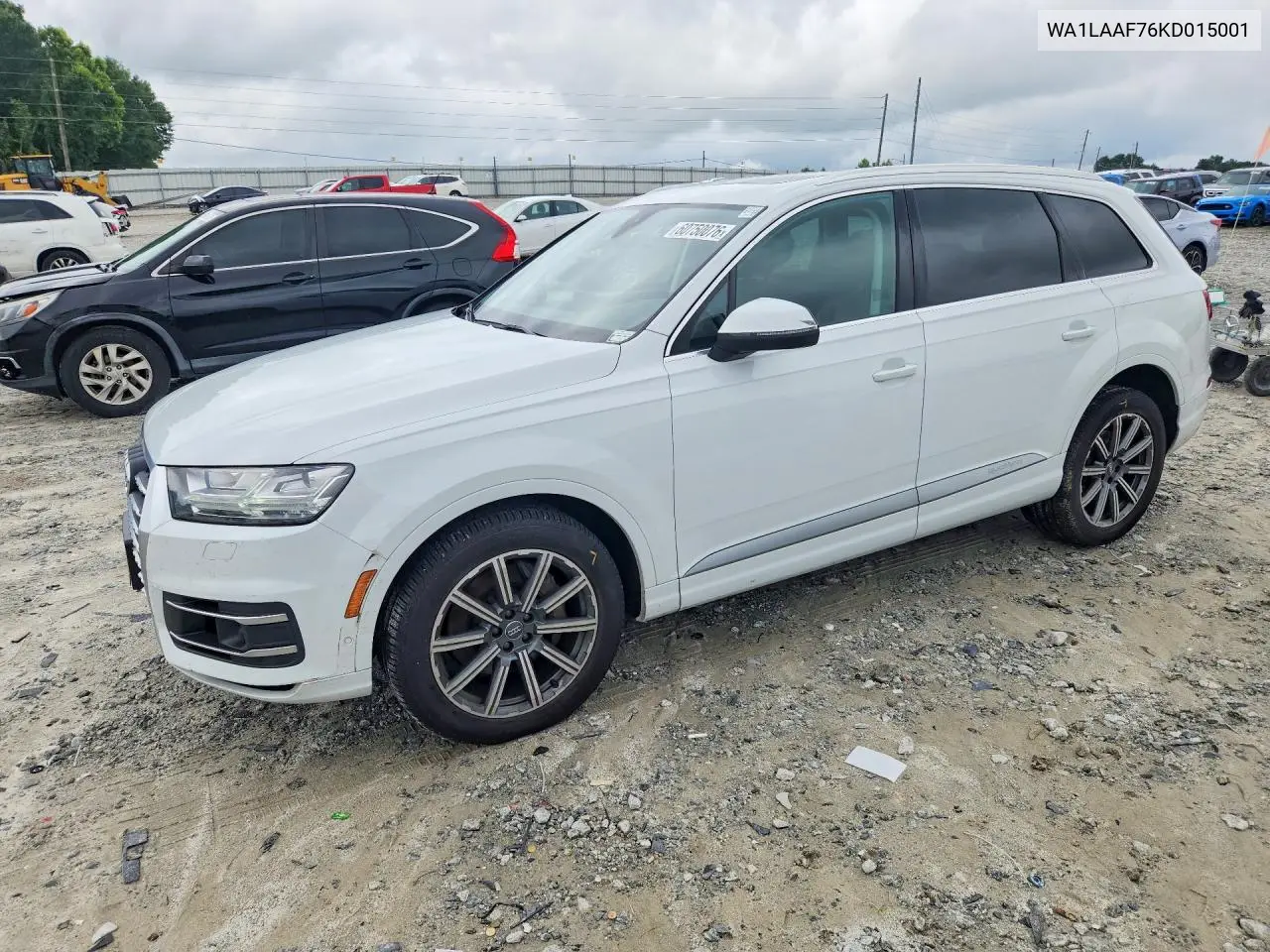 2019 Audi Q7 Premium Plus VIN: WA1LAAF76KD015001 Lot: 60750076