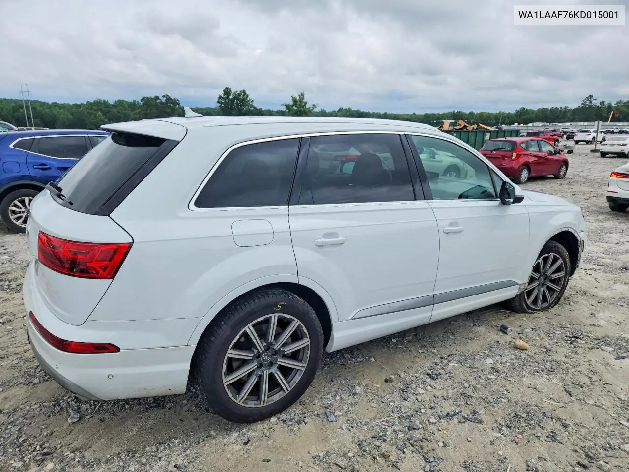 2019 Audi Q7 Premium Plus VIN: WA1LAAF76KD015001 Lot: 60750076