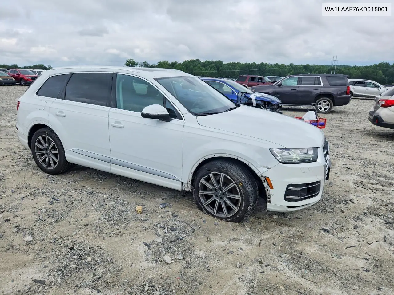 2019 Audi Q7 Premium Plus VIN: WA1LAAF76KD015001 Lot: 60750076