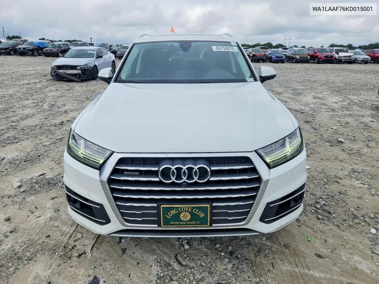 2019 Audi Q7 Premium Plus VIN: WA1LAAF76KD015001 Lot: 60750076