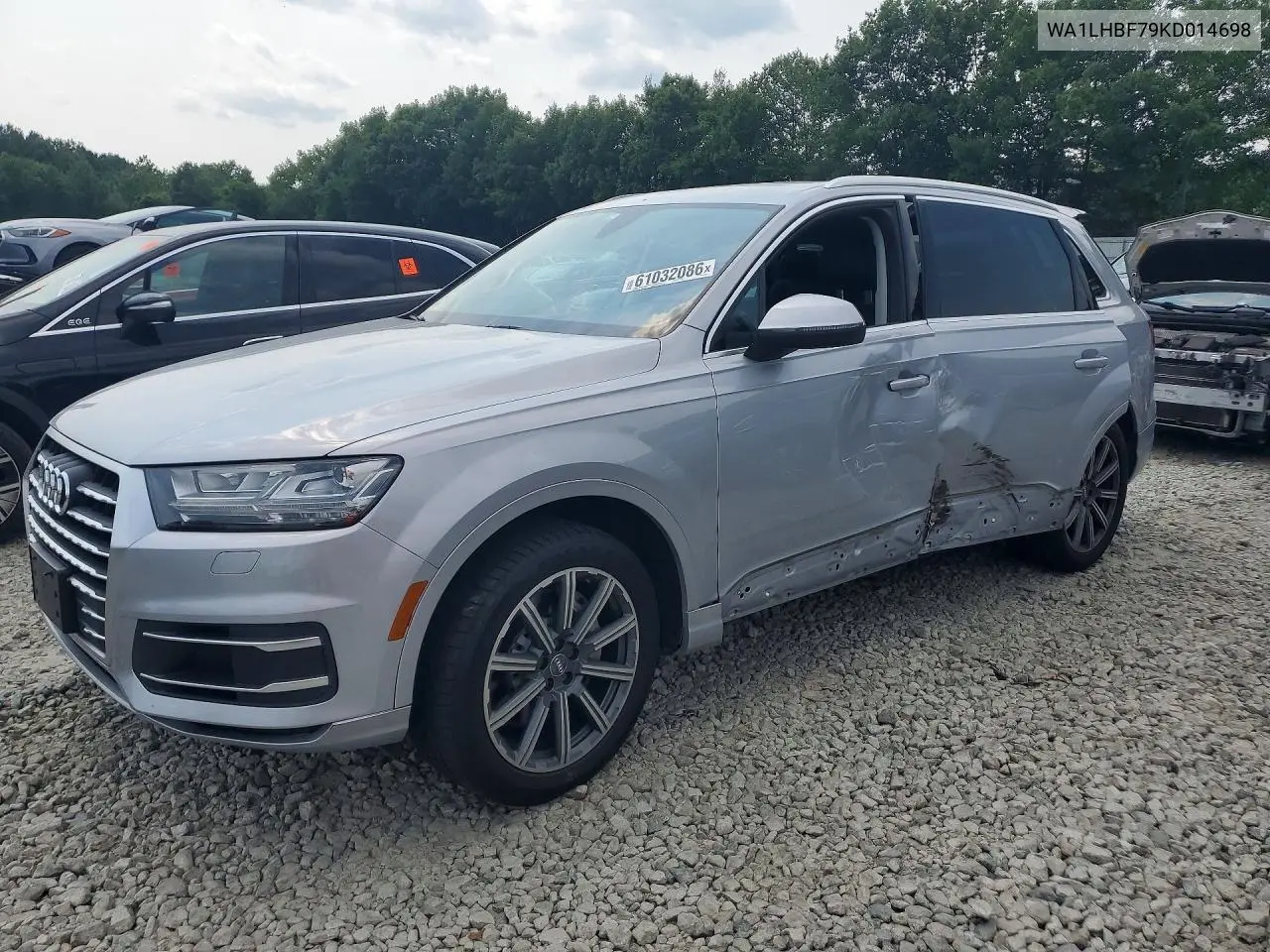 2019 Audi Q7 Premium Plus/Se Premium Plus VIN: WA1LHBF79KD014698 Lot: 61032086