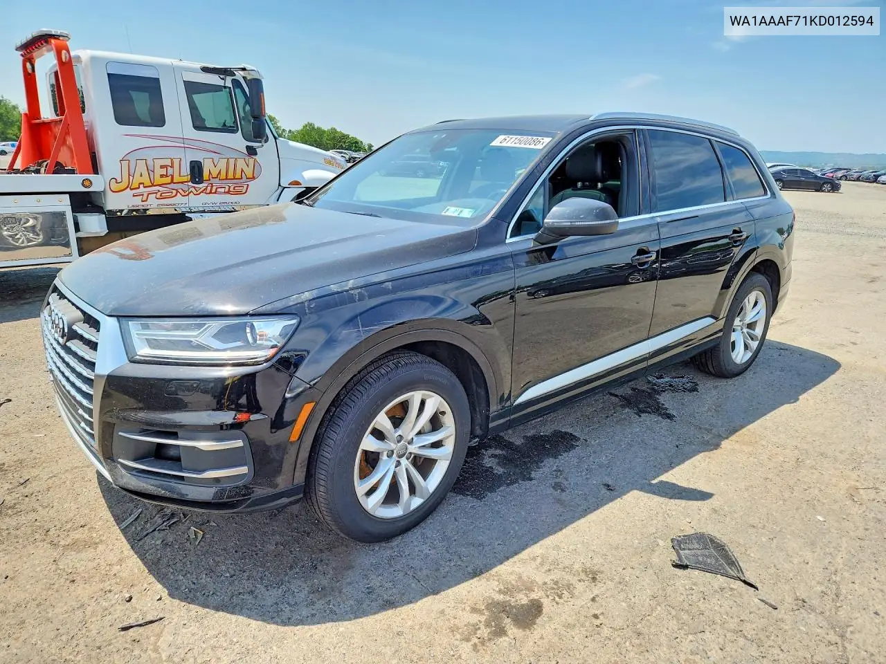 2019 Audi Q7 Premium VIN: WA1AAAF71KD012594 Lot: 61150086