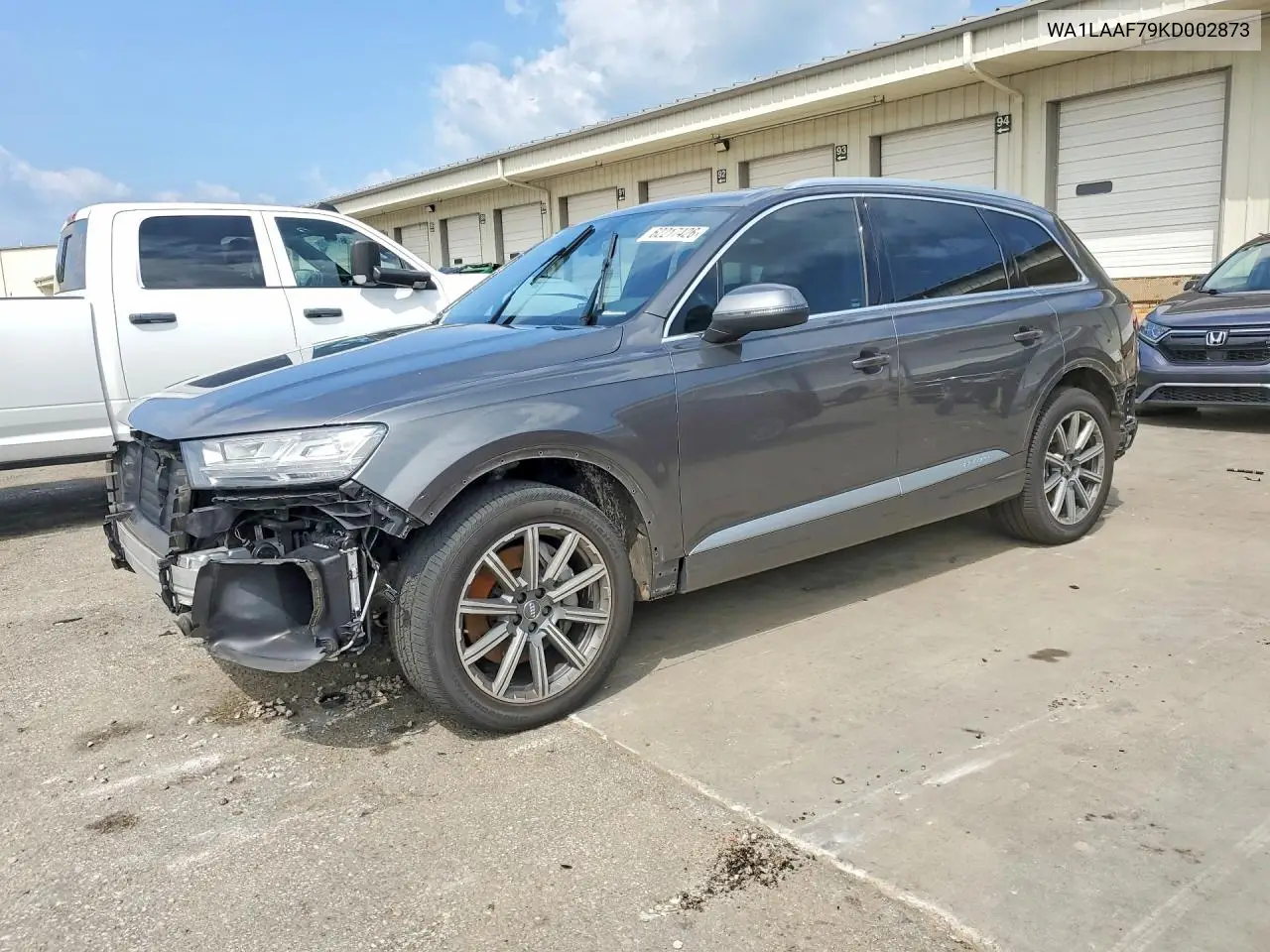 2019 Audi Q7 Premium Plus VIN: WA1LAAF79KD002873 Lot: 62217426