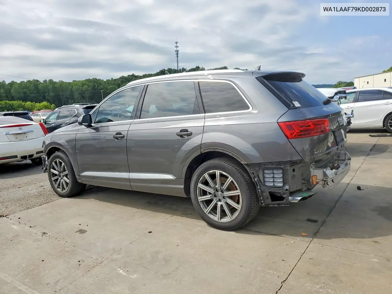 2019 Audi Q7 Premium Plus VIN: WA1LAAF79KD002873 Lot: 62217426
