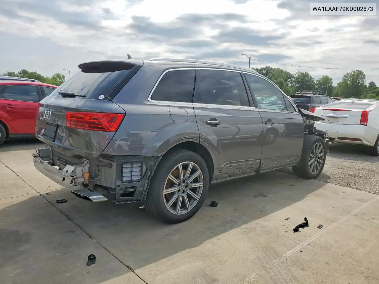 2019 Audi Q7 Premium Plus VIN: WA1LAAF79KD002873 Lot: 62217426