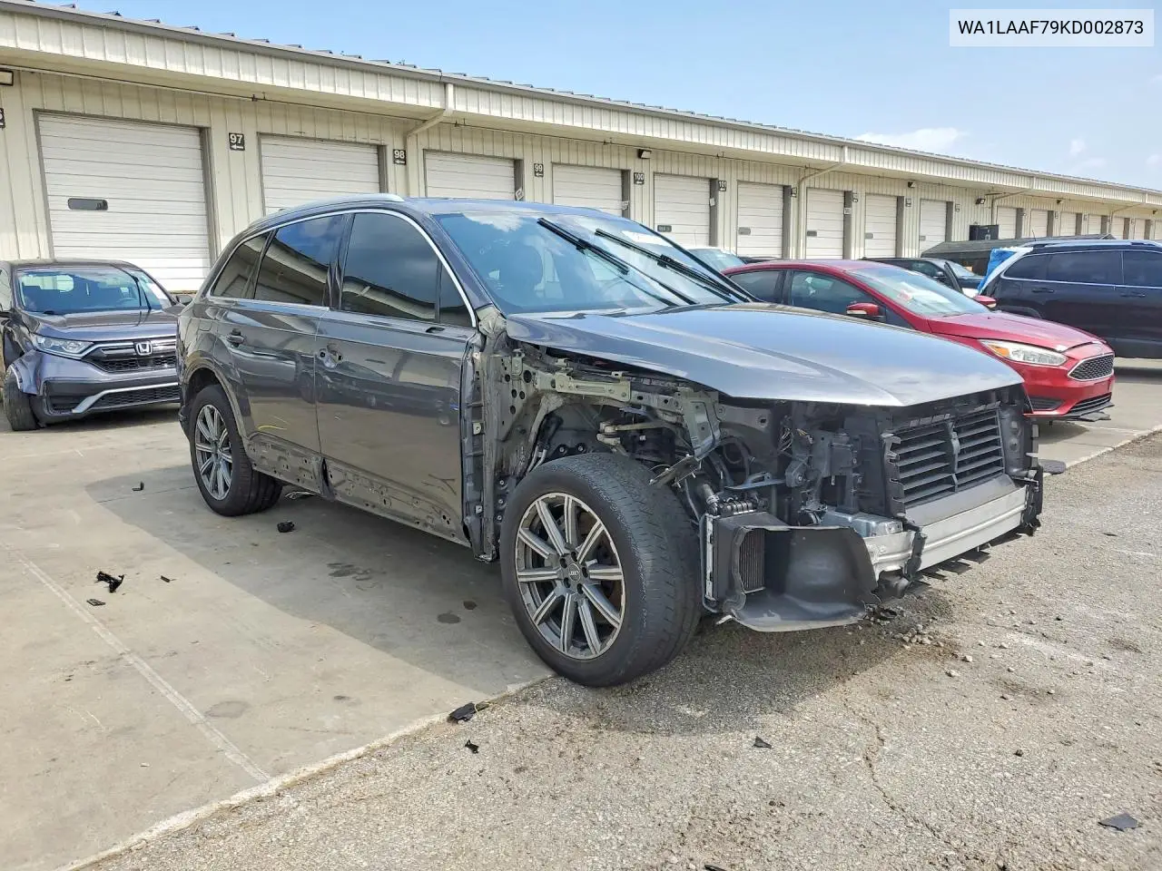 2019 Audi Q7 Premium Plus VIN: WA1LAAF79KD002873 Lot: 62217426