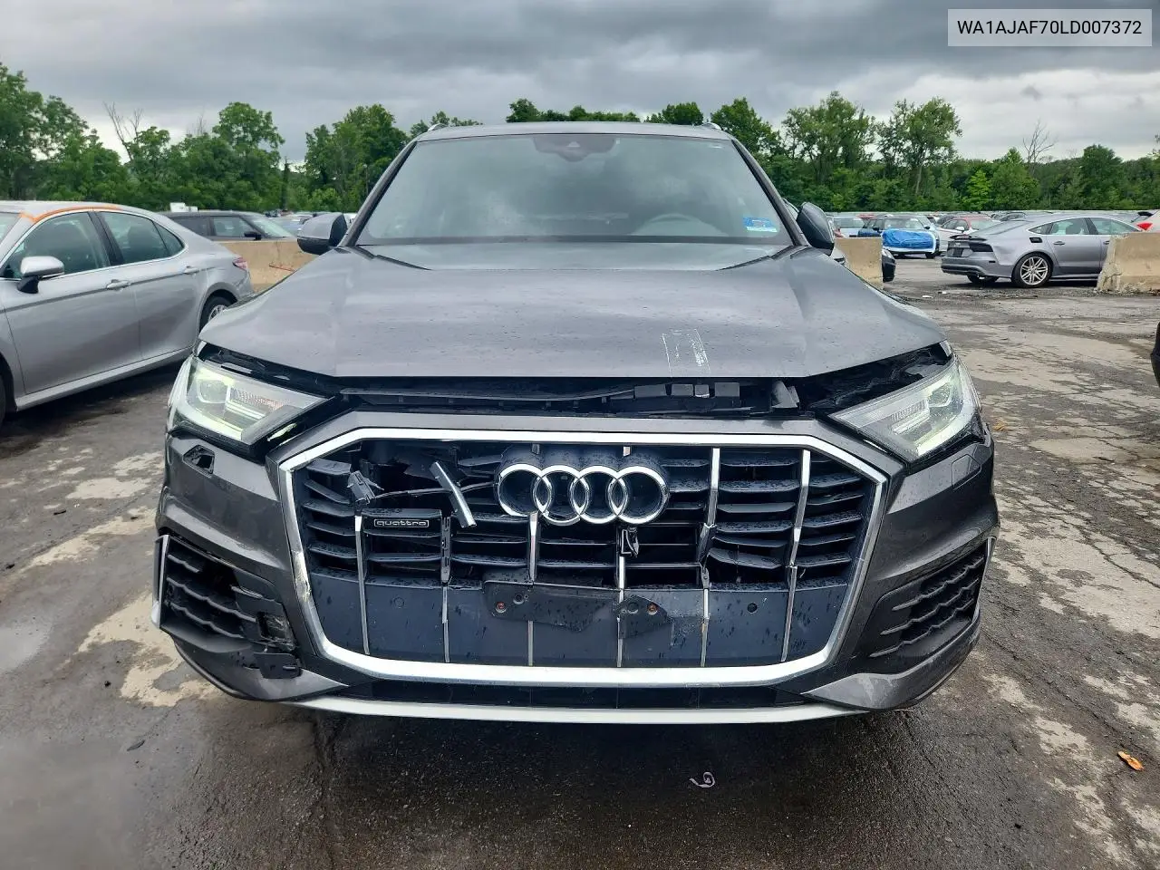 2020 Audi Q7 Premium VIN: WA1AJAF70LD007372 Lot: 54093716