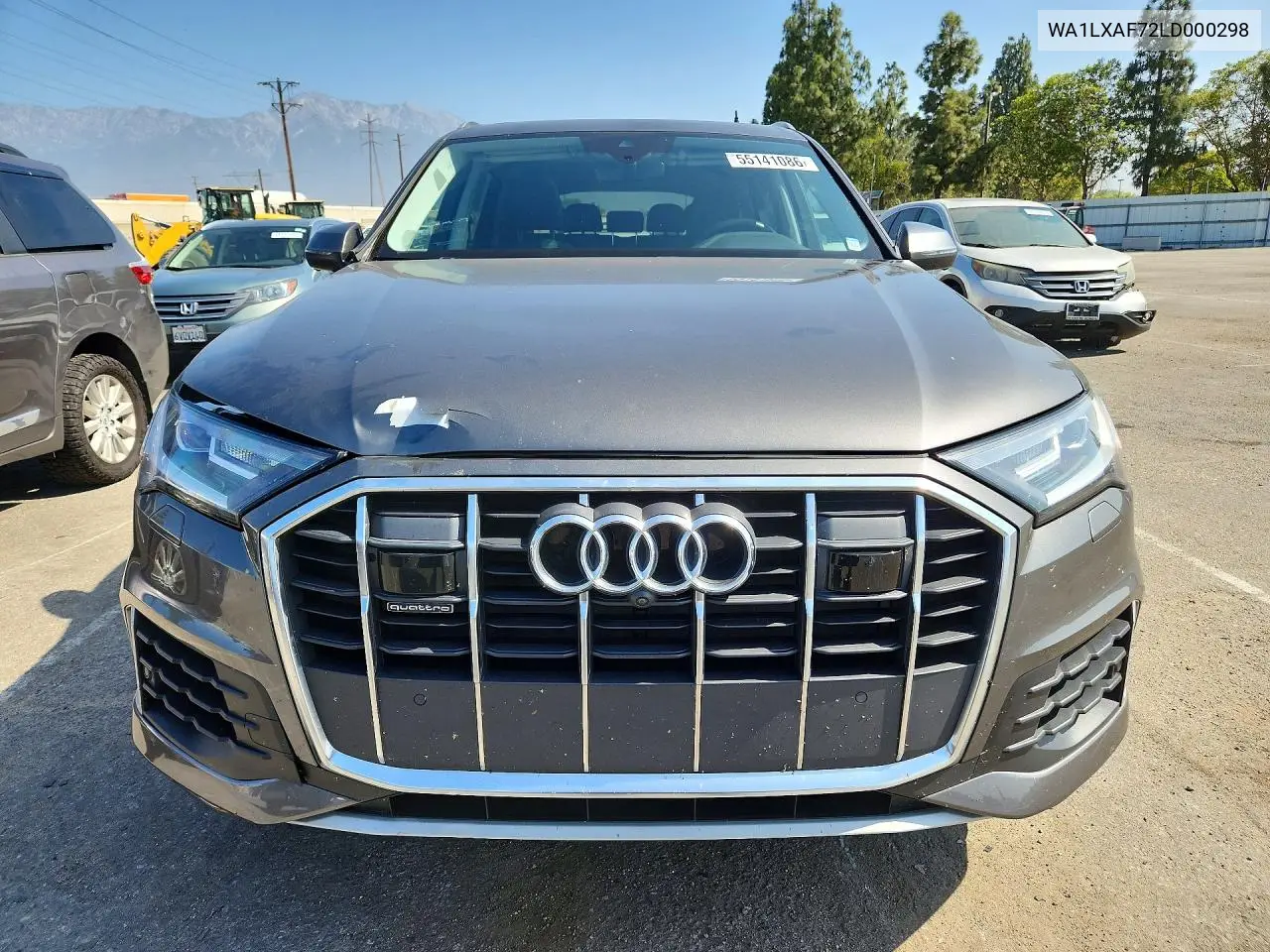 2020 Audi Q7 Premium Plus VIN: WA1LXAF72LD000298 Lot: 55141086